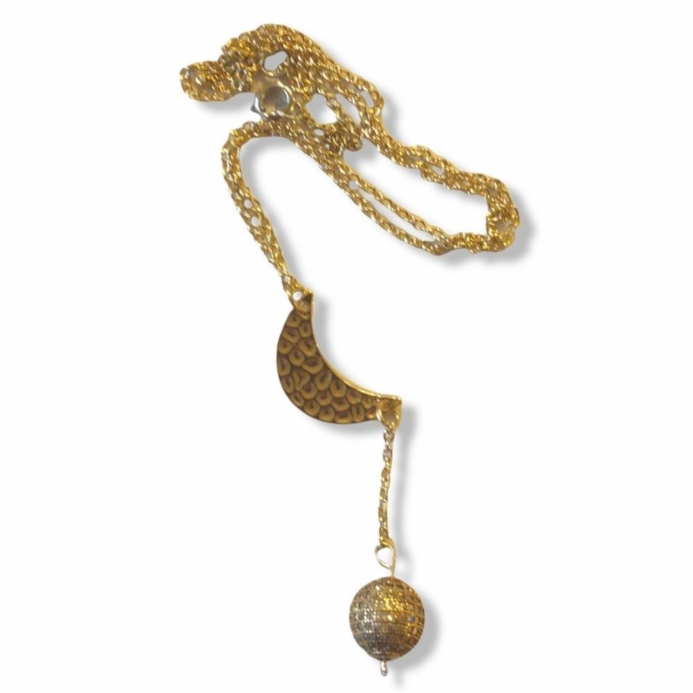 Rin's Unique Boutique - Handmade - Moon Necklace